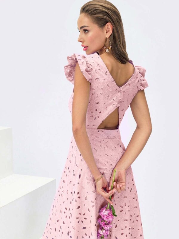 Літня сукня рожева з прошви | 65355