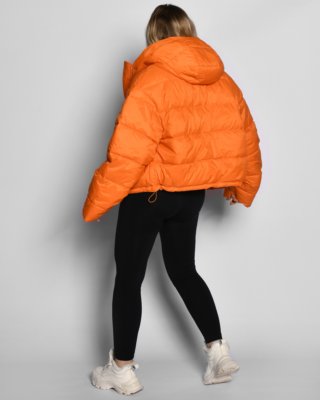 Демісезонна коротка куртка помаранчева | 64725