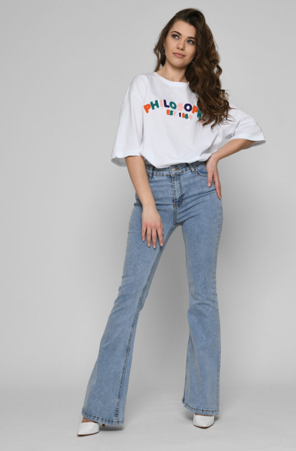 Жіночі джинси еспаньйоли блакитні | 65182