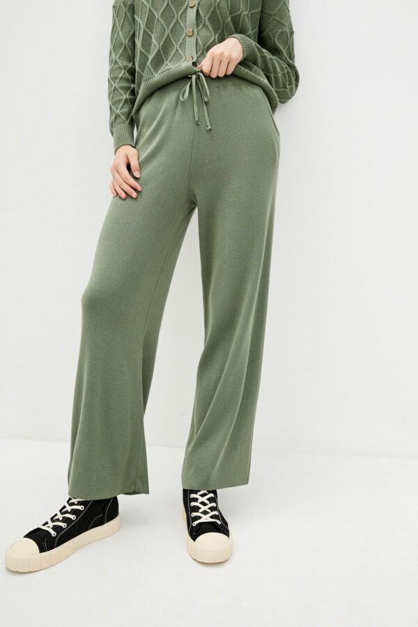 Легкі трикотажні штани фісташкові | 65025