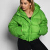 Демісезонна коротка куртка салатова | 64737