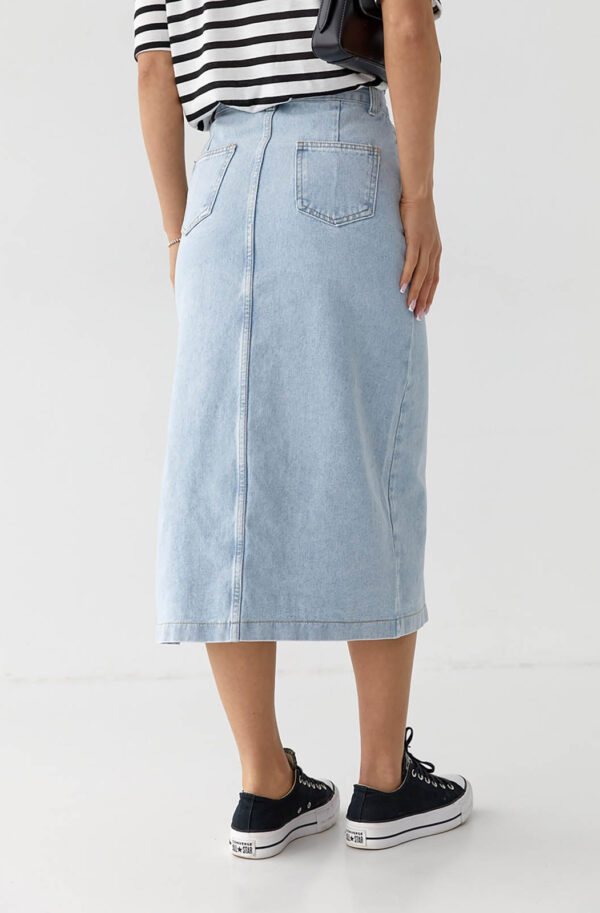 Джинсова спідниця блакитна | 66151