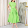 Плаття з відкритою спинкою салатове | 67606 Плаття з відкритою спинкою салатове | 67606