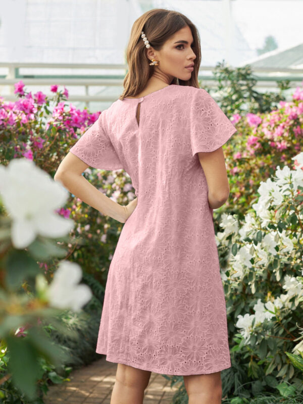 Літнє плаття із прошви рожеве | 67672