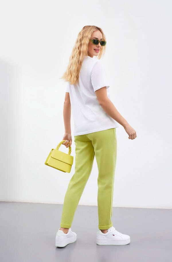 Повсякденний костюм біло-салатовий | 68185