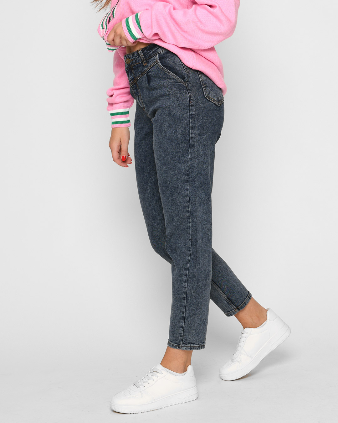 Жіночі джинси слоучі сині | 67934