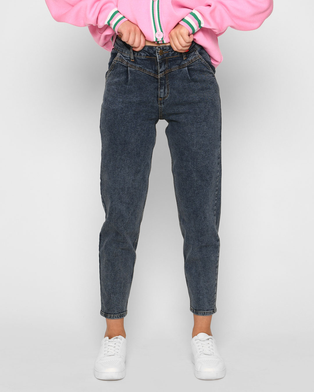 Жіночі джинси слоучі сині | 67934