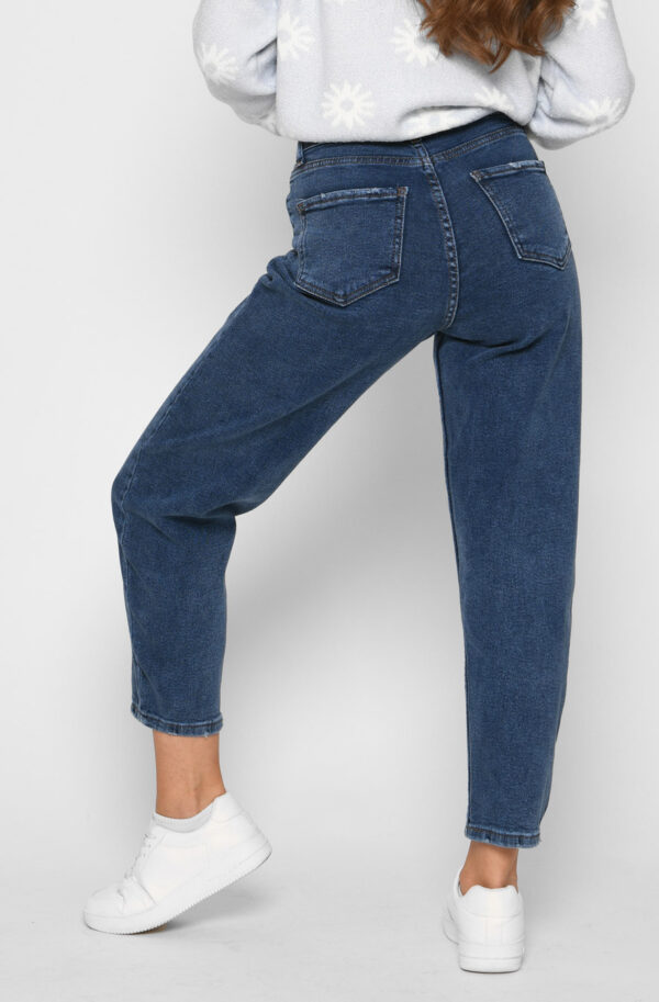 Джинси слоучі синього кольору | 67956