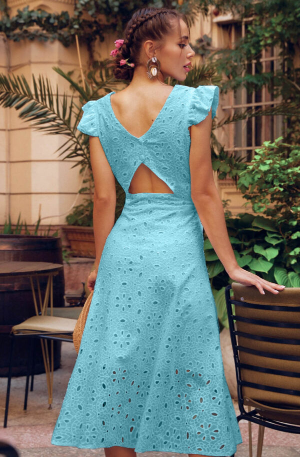 Літня сукня з прошви бірюзова | 69234