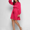 Шовкова мінісукня малинова | 69351 Шовкова мінісукня малинова | 69351