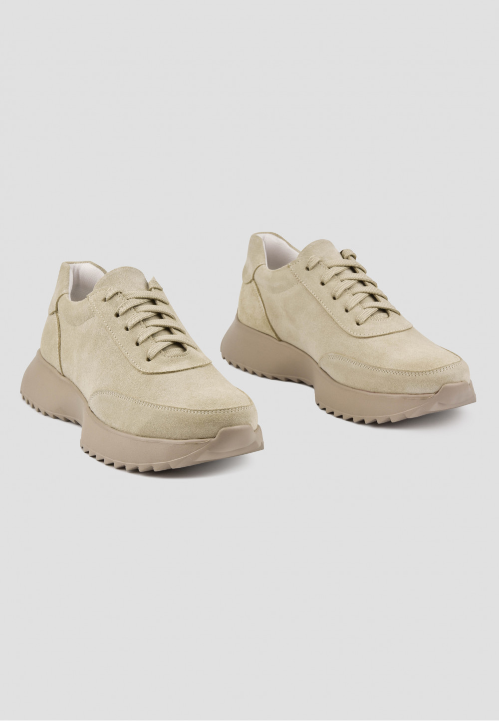 Жіночі кросівки замшеві бежеві | 69615