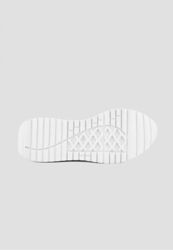 Кросівки білі з бежевими вставками | 69785