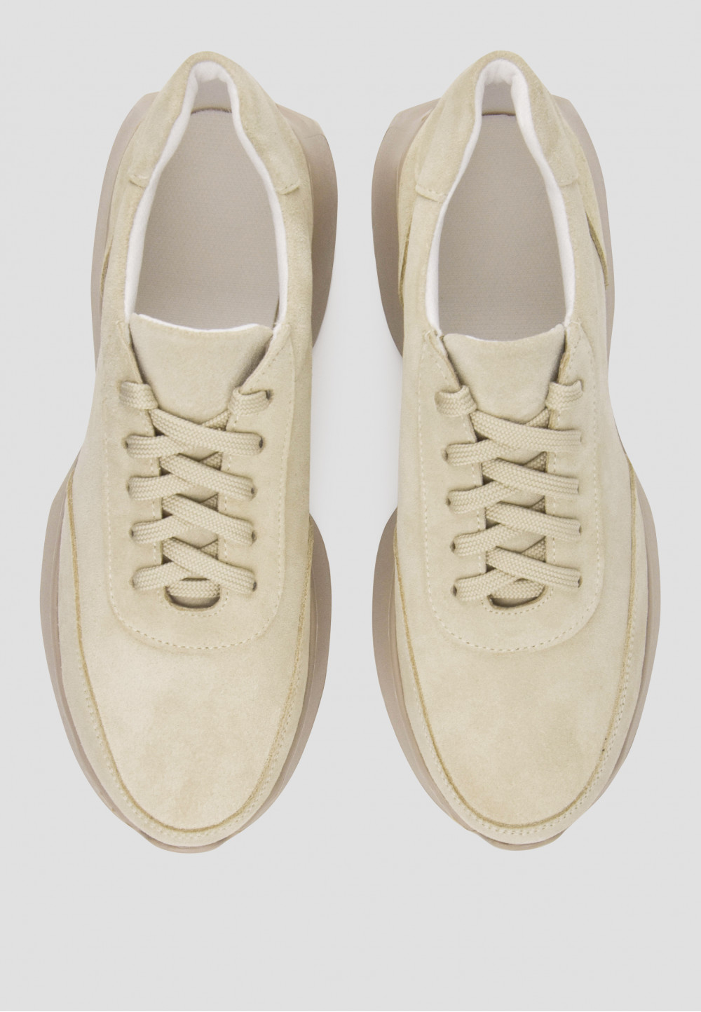 Жіночі кросівки замшеві бежеві | 69615