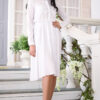 Літня сукня-міді плісе біла | 70402 Літня сукня-міді плісе біла | 70402