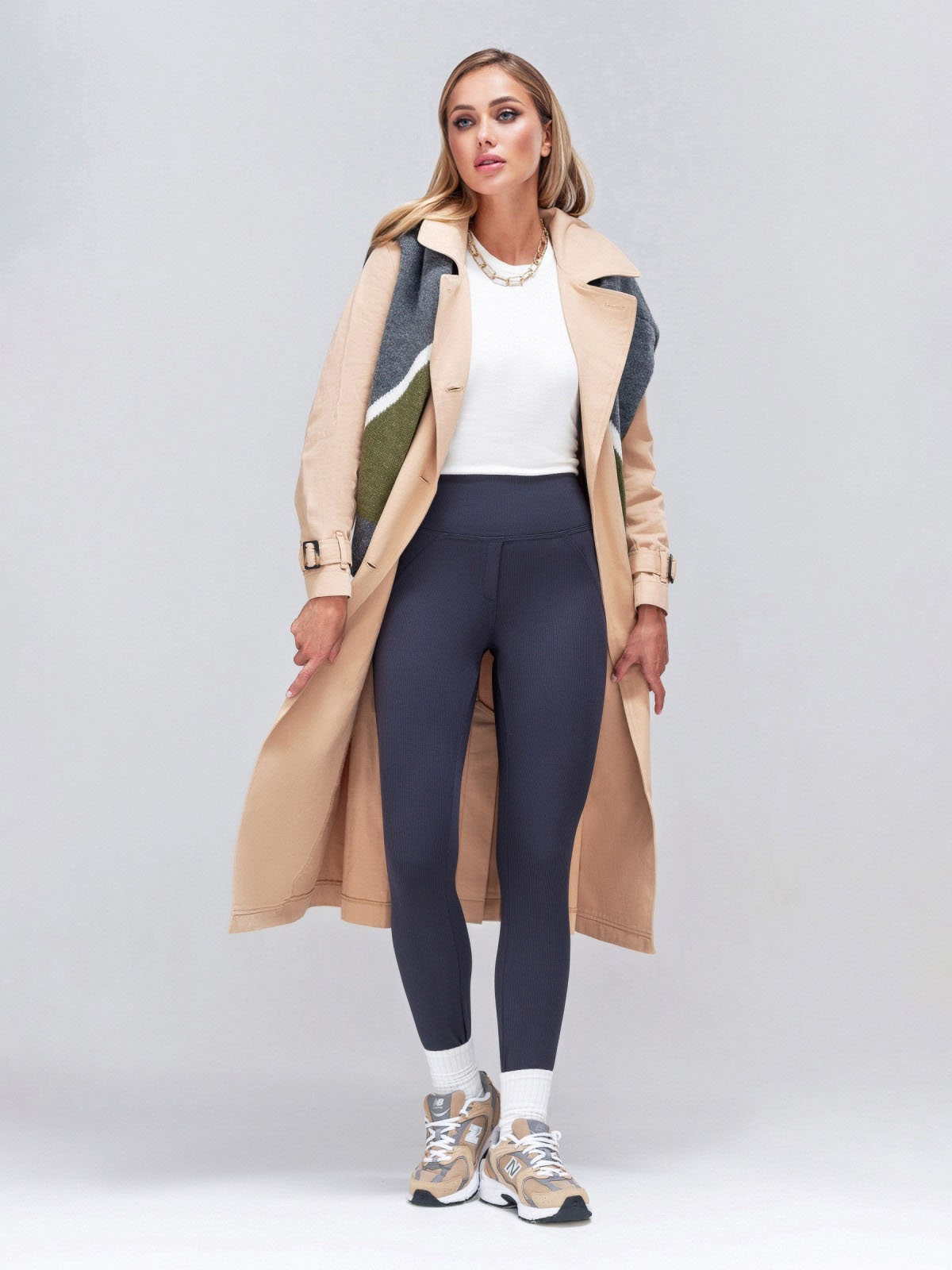 Утеплені лосини з начосом графіт | 72445 Утеплені лосини з начосом графіт | 72445