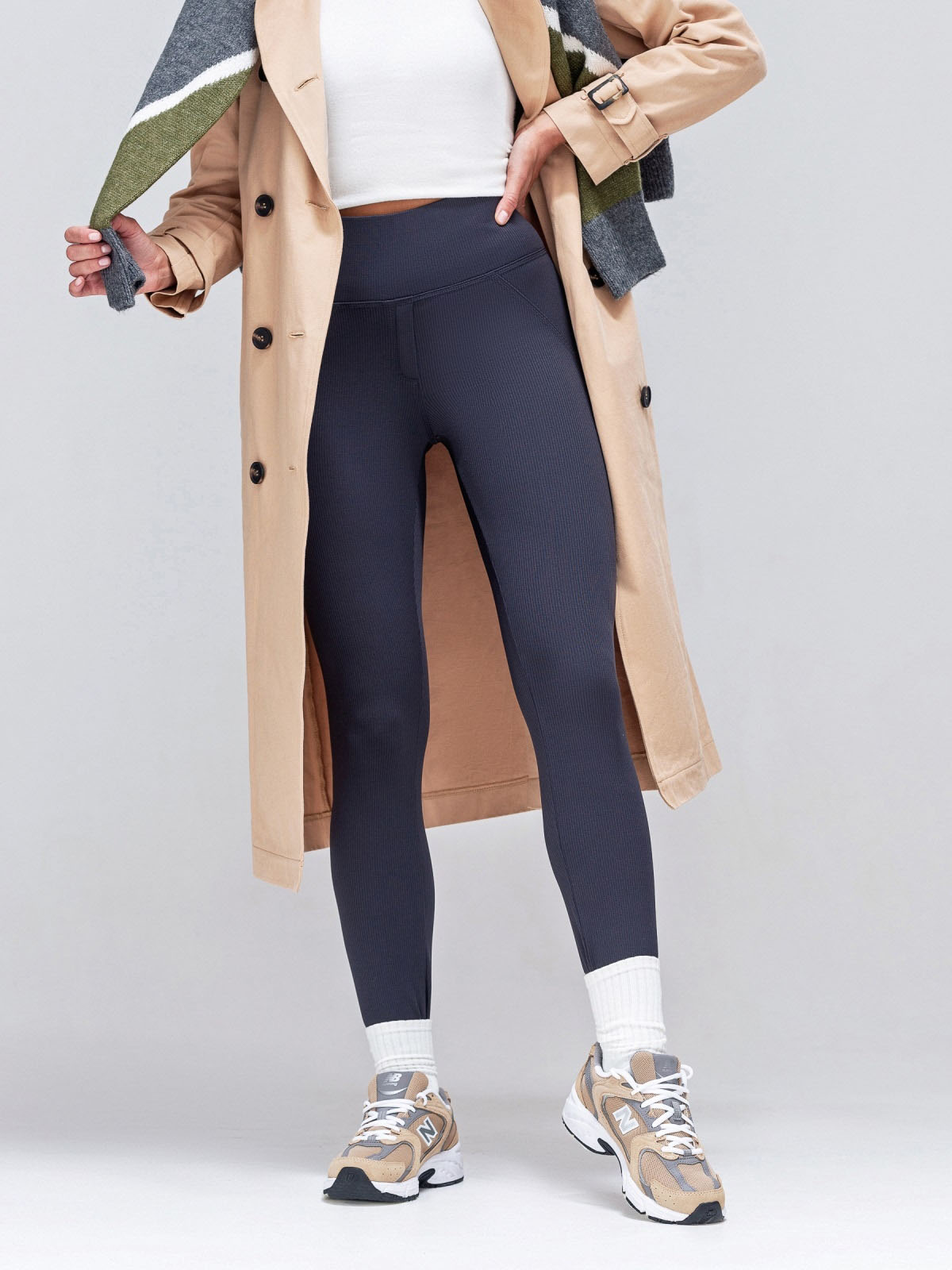 Утеплені лосини з начосом графіт | 72445 Утеплені лосини з начосом графіт | 72445