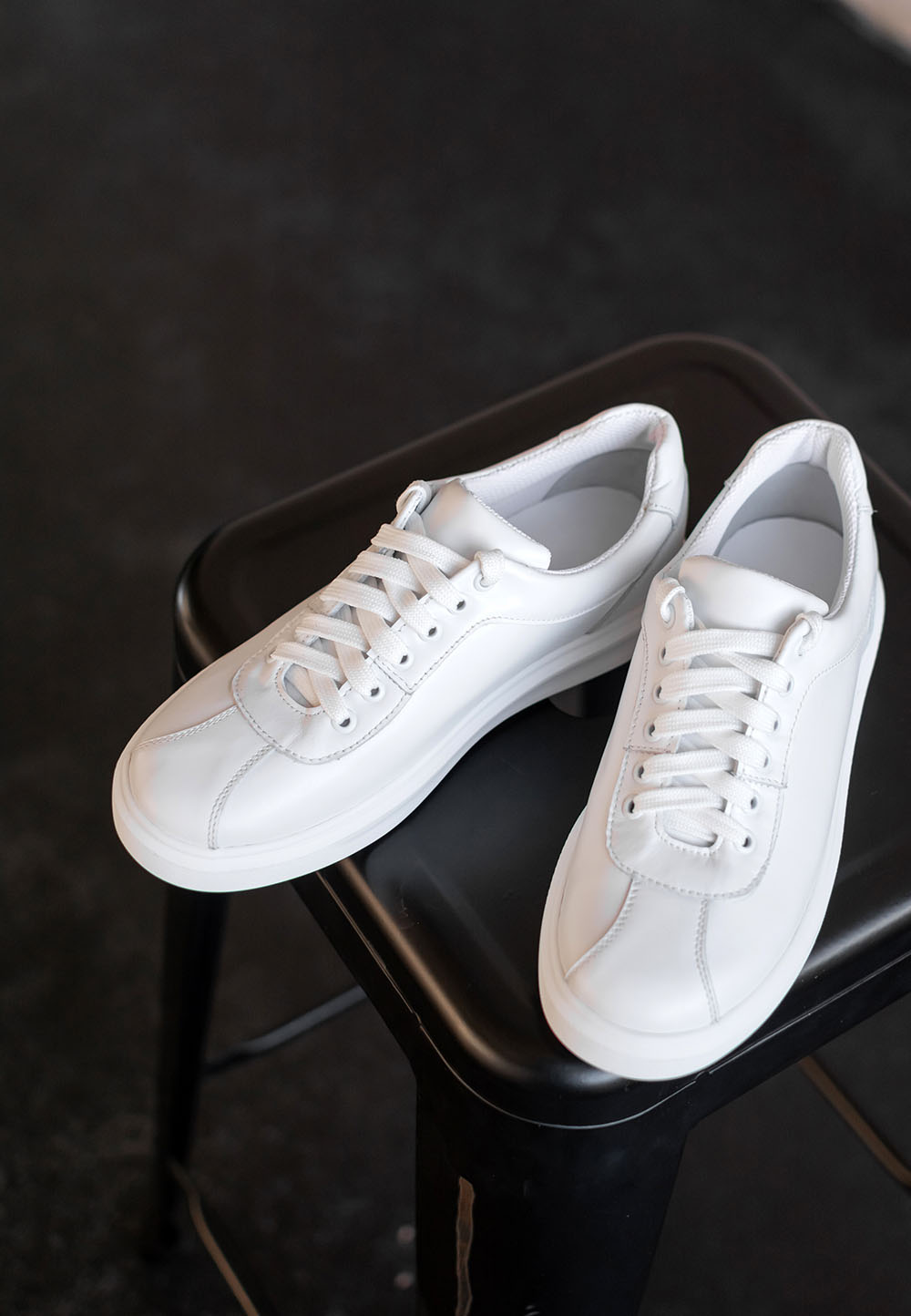 Класичні шкіряні кеди білі | 71463 Класичні шкіряні кеди білі | 71463