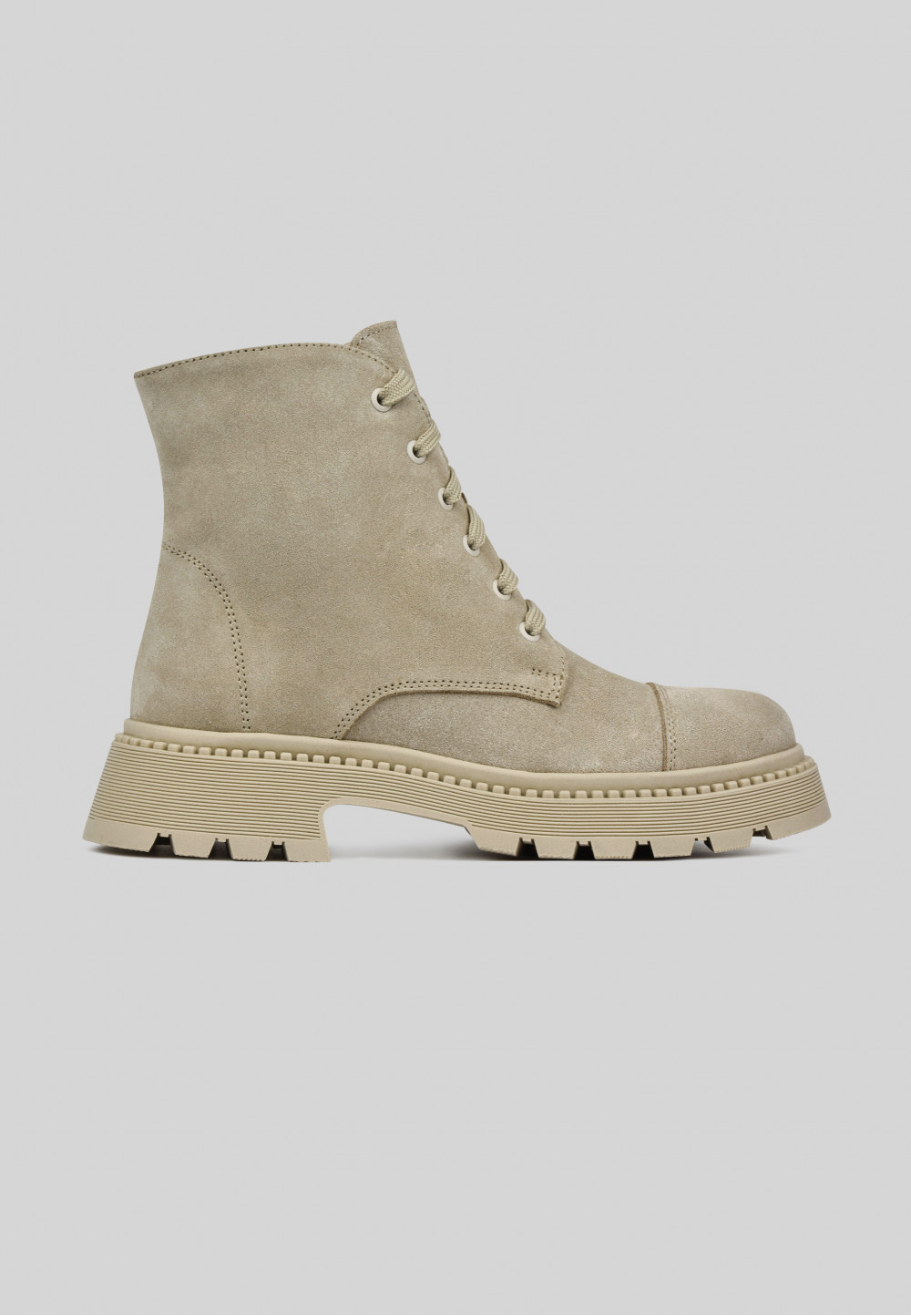 Жіночі замшеві черевики бежеві | 72982 Жіночі замшеві черевики бежеві | 72982