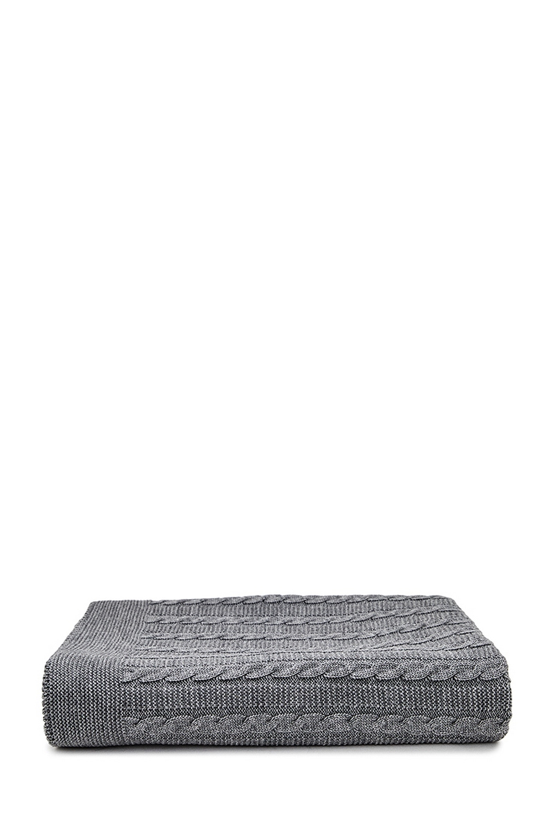 Плед двосторонній сірий 180х130 | 73104