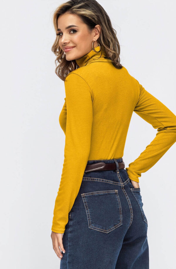 Гольф жовтий з м'якого трикотажу | 72814