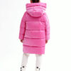 Пухова куртка зимова рожева для дівчаток | 73376 Пухова куртка зимова рожева для дівчаток | 73376