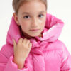 Пухова куртка зимова рожева для дівчаток | 73376 Пухова куртка зимова рожева для дівчаток | 73376