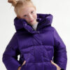 Пухова куртка зимова фіолетова для дівчаток | 73359 Пухова куртка зимова фіолетова для дівчаток | 73359