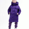 Пухова куртка зимова фіолетова для дівчаток | 73359 Пухова куртка зимова фіолетова для дівчаток | 73359