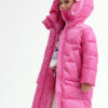 Пухова куртка зимова рожева для дівчаток | 73376 Пухова куртка зимова рожева для дівчаток | 73376