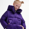 Пухова куртка зимова фіолетова для дівчаток | 73359 Пухова куртка зимова фіолетова для дівчаток | 73359