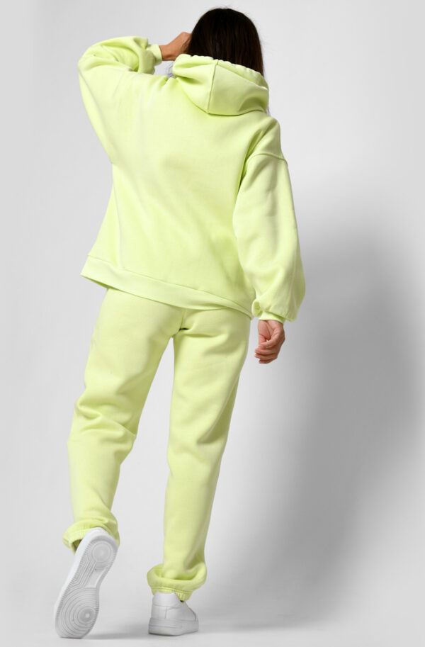 Теплий спортивний костюм лимонний | 74224