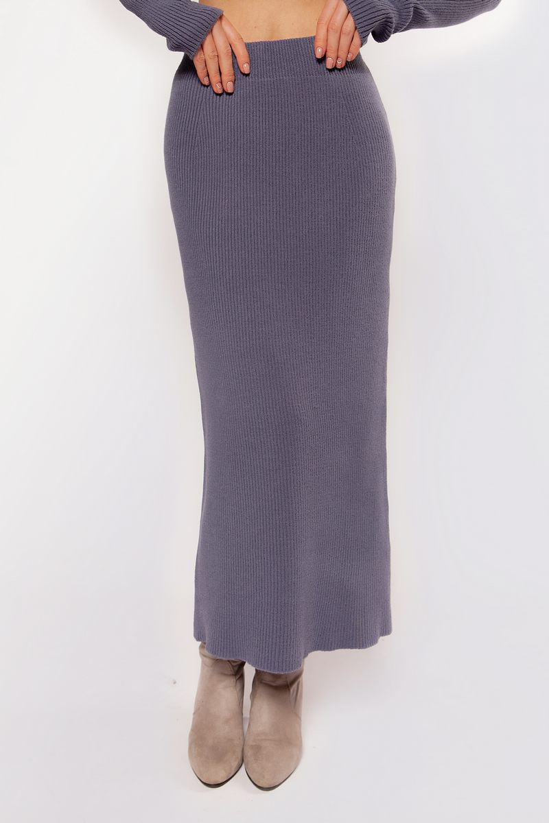 Трикотажна довга спідниця фуме | 74550 Трикотажна довга спідниця фуме | 74550