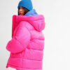 Жіночий короткий пуховик малиновий | 74278 Жіночий короткий пуховик малиновий | 74278