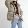 Жіночий короткий пуховик оливковий | 74294 Жіночий короткий пуховик оливковий | 74294