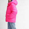 Жіночий короткий пуховик малиновий | 74278 Жіночий короткий пуховик малиновий | 74278