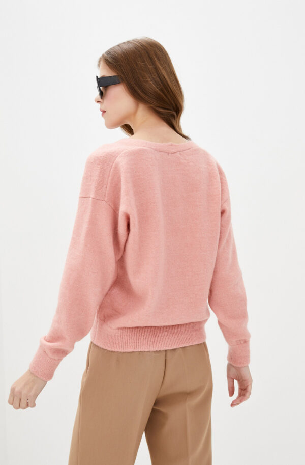 Короткий кардиган рожевий | 74515