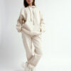Теплий спортивний костюм на флісі бежевий | 74245