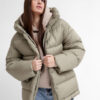 Жіночий короткий пуховик оливковий | 74294 Жіночий короткий пуховик оливковий | 74294