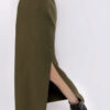 Довга в'язана спідниця хакі | 73910 Довга в'язана спідниця хакі | 73910