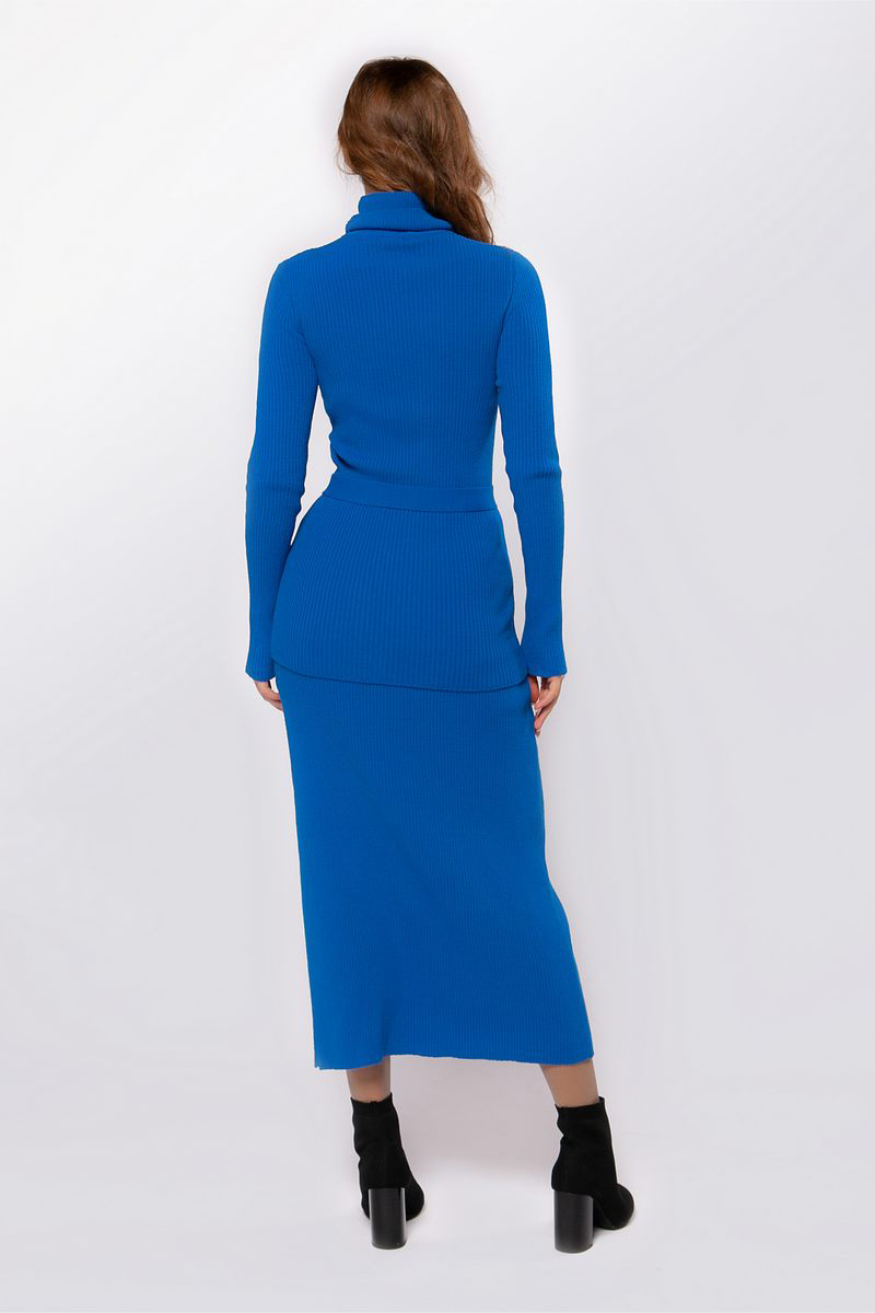 Трикотажна довга спідниця ультрамарин | 74539 Трикотажна довга спідниця ультрамарин | 74539