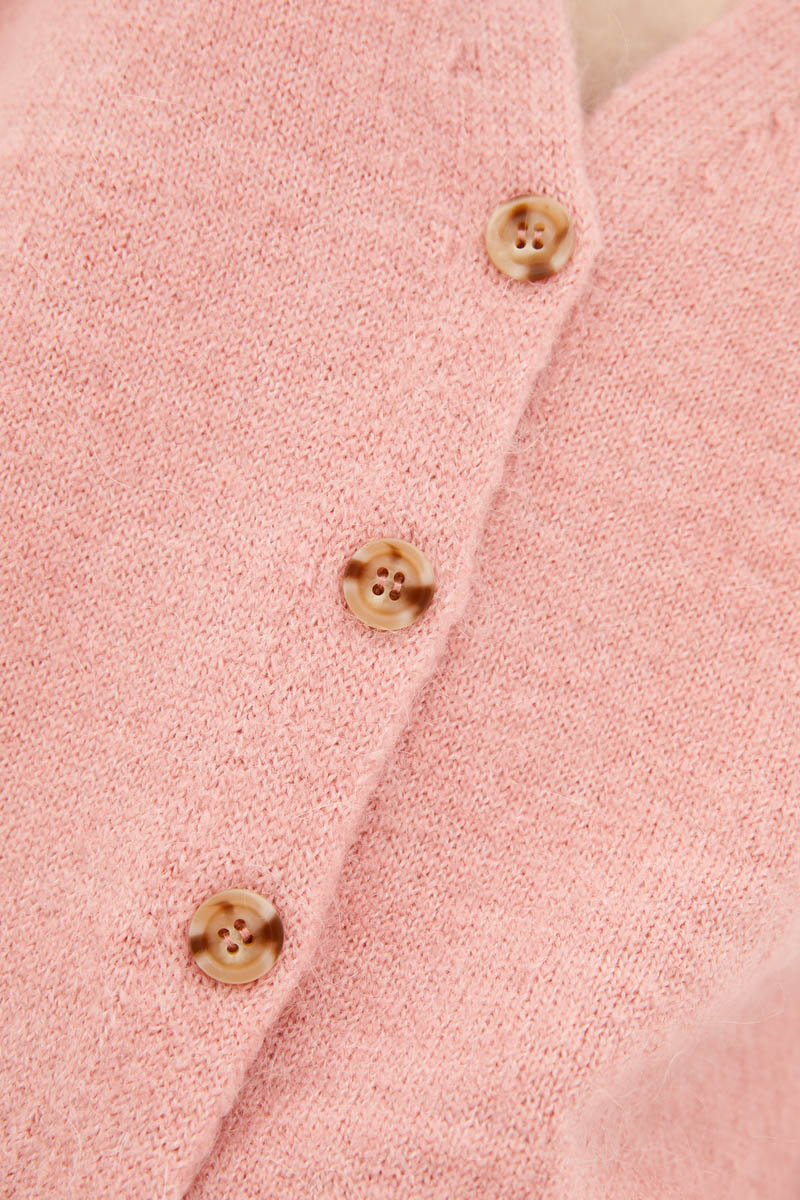 Короткий кардиган рожевий | 74515 Короткий кардиган рожевий | 74515