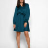 Шовкова мінісукня смарагдова | 74077 Шовкова мінісукня смарагдова | 74077