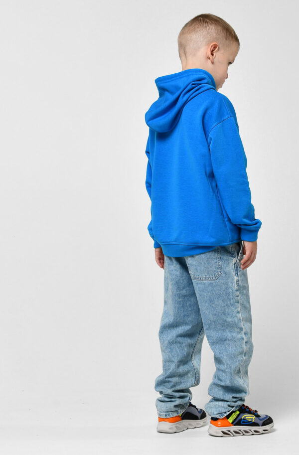 Зручний дитячий худі блакитний | 75404