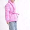 Тепла зимова коротка куртка рожева | 76060 Тепла зимова коротка куртка рожева | 76060