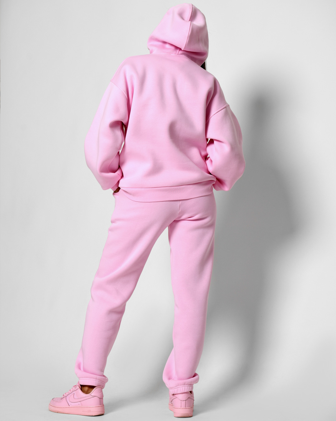Спортивний костюм на флісі світло-рожевий | 75428