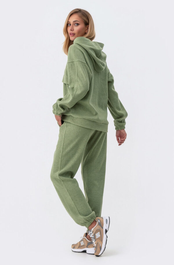 Прогулянковий костюм хакі з турецької вовни | 75076