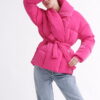 Тепла зимова коротка куртка малинова | 76071 Тепла зимова коротка куртка малинова | 76071