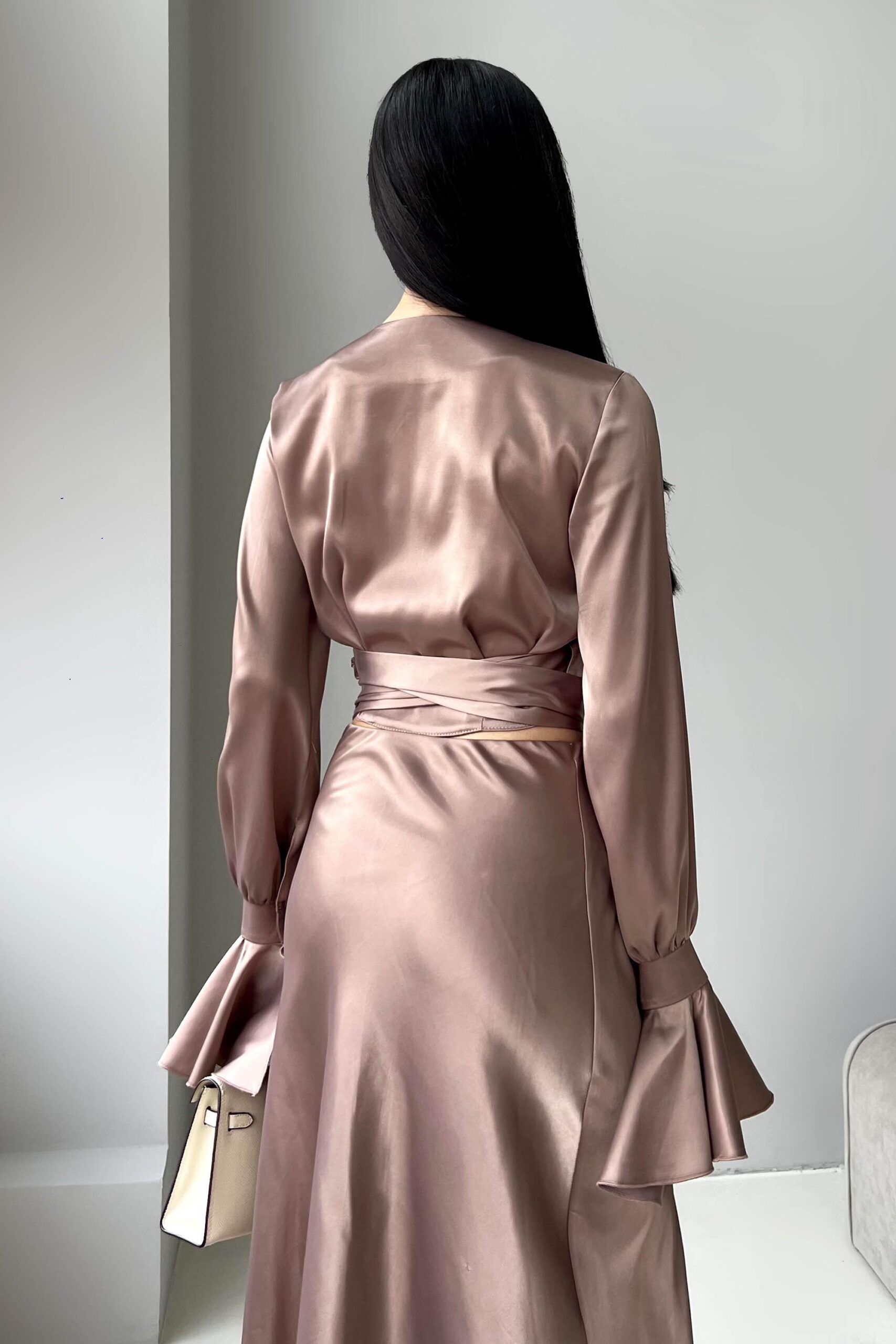 Святковий костюм зі спідницею мокко | 75728 Святковий костюм зі спідницею мокко | 75728