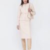 Костюм букле молочний зі спідницею | 77312 Костюм букле молочний зі спідницею | 77312