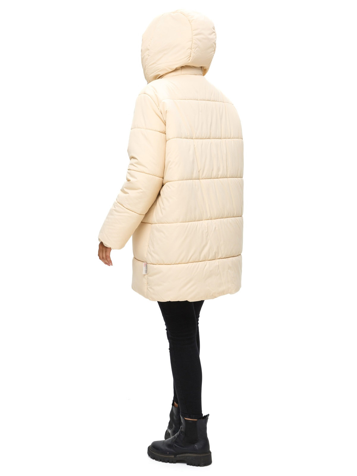 Куртка айворі в стилі оверсайз | 77393